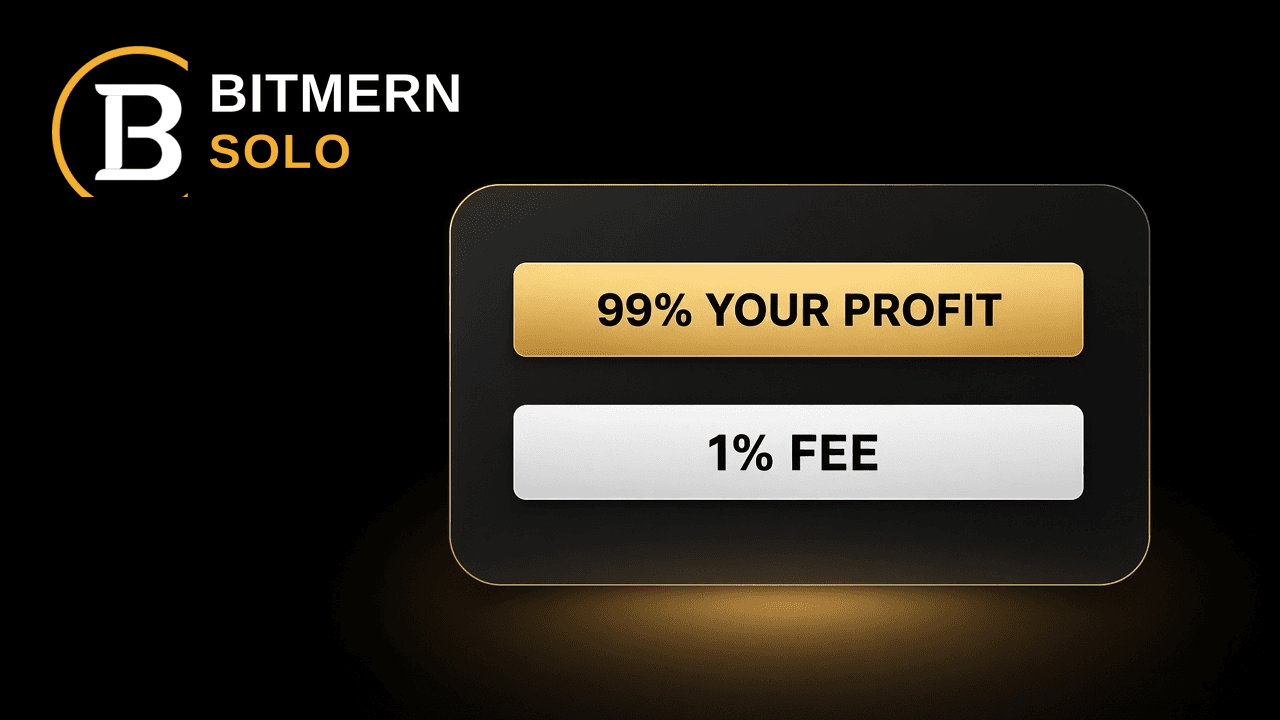Bitmern Solo Fees Explained: 1% on Blocks You Find