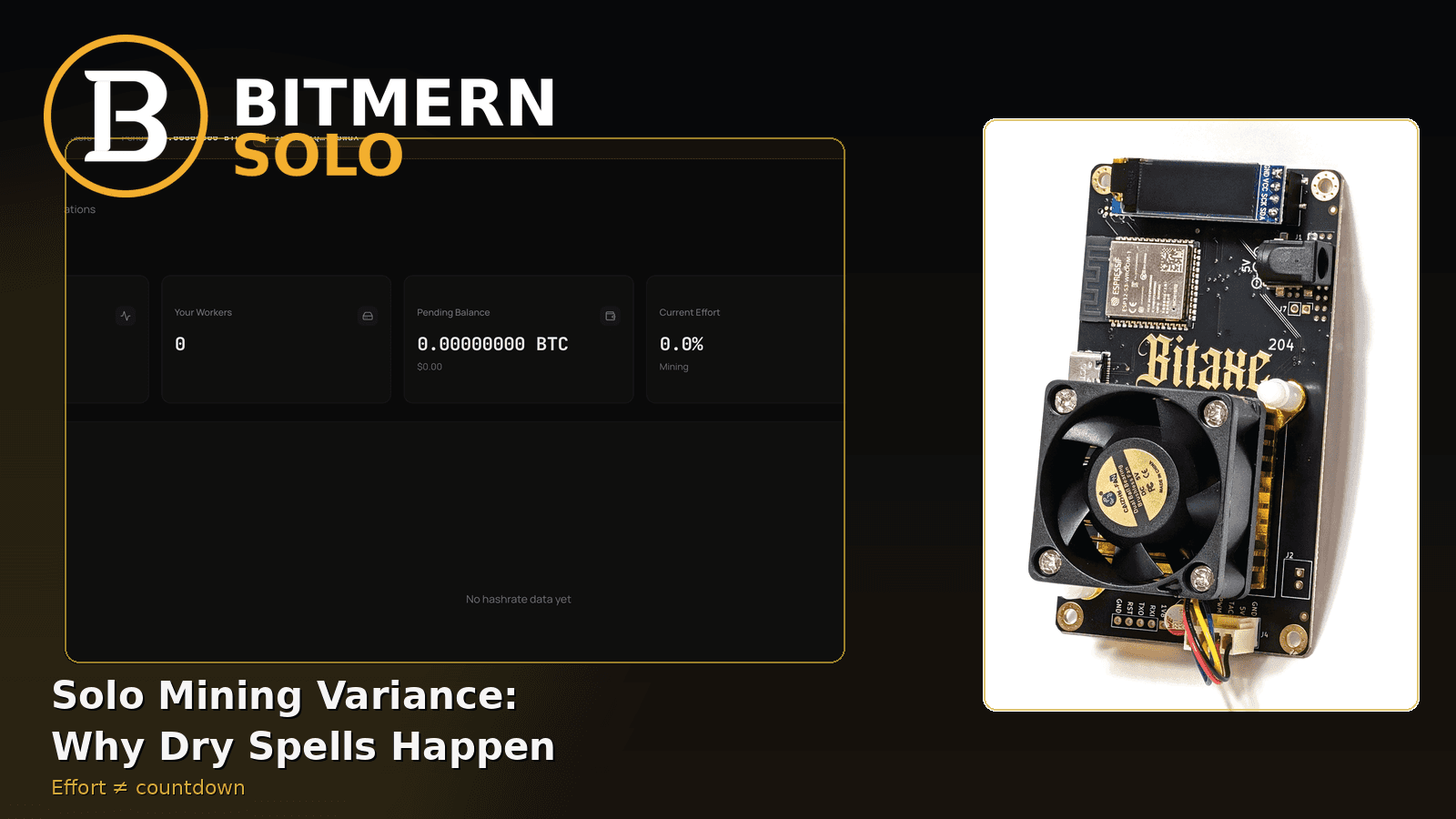 Solo Mining Variance: Why Dry Spells Happen on Bitmern Solo