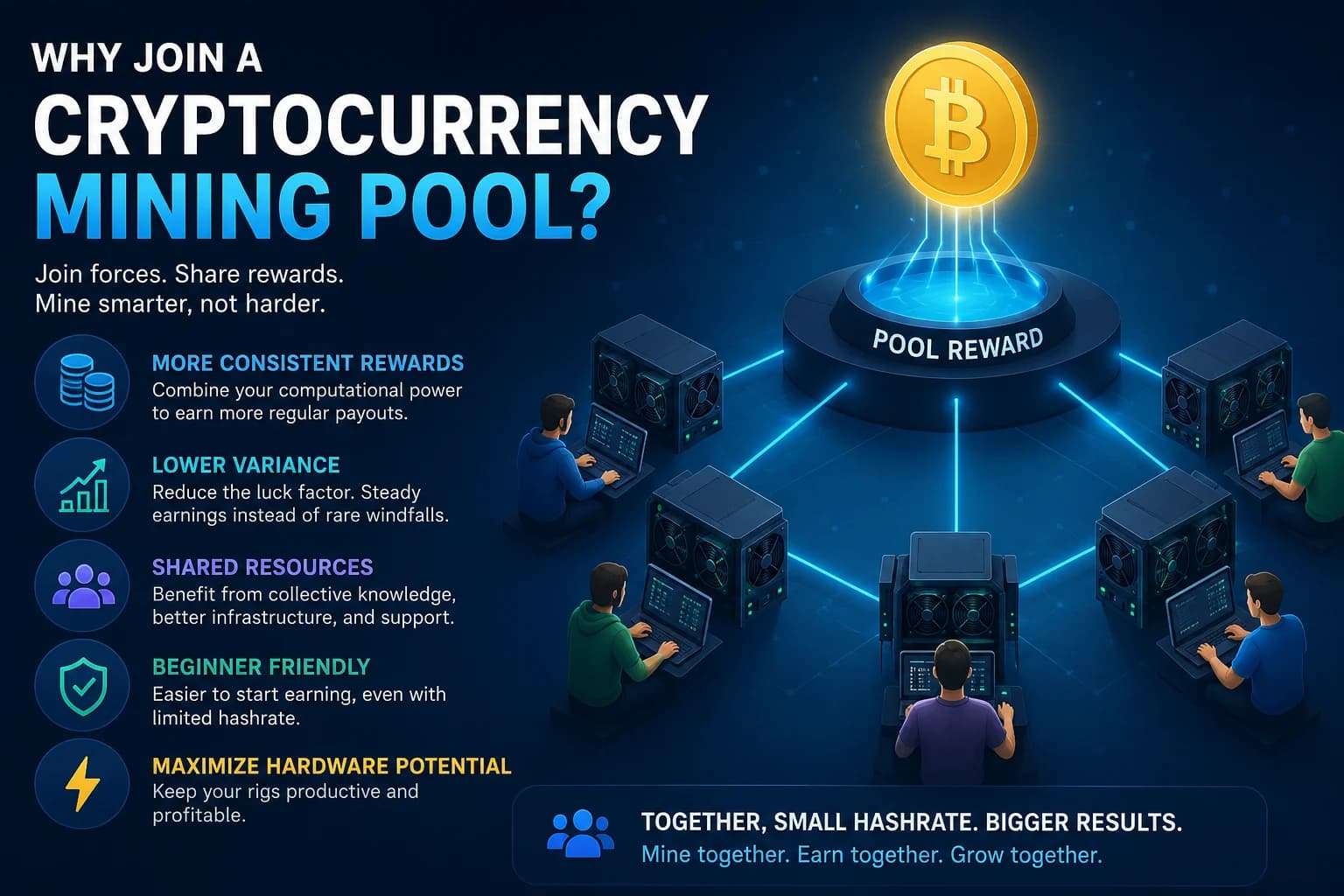 WHY JOIN A CRYPTO -CURRENCY MINING POOL?